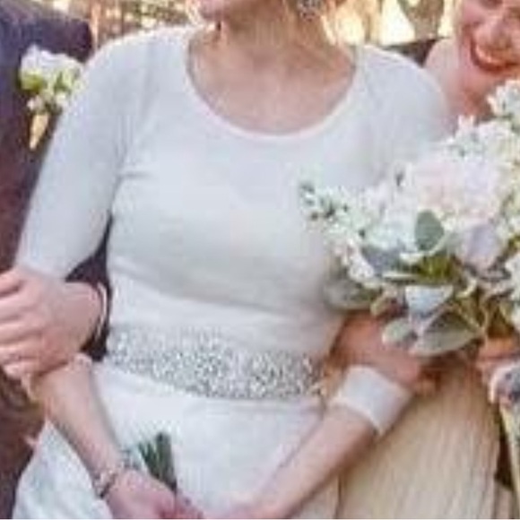 BHLDN Sweaters - BHLDN Cream Long Sleeve Top